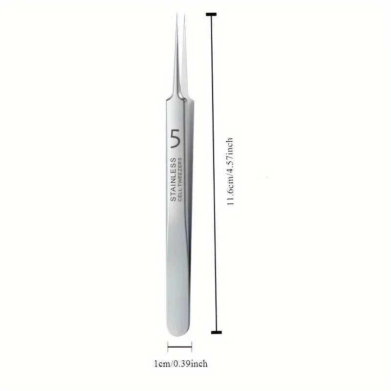 1 Pack Extra Fine No. 5 Cellular Acne Blackhead Tweezers - Facial Beauty Remove Acne Needle Tools for Skin Care - Chic Cart