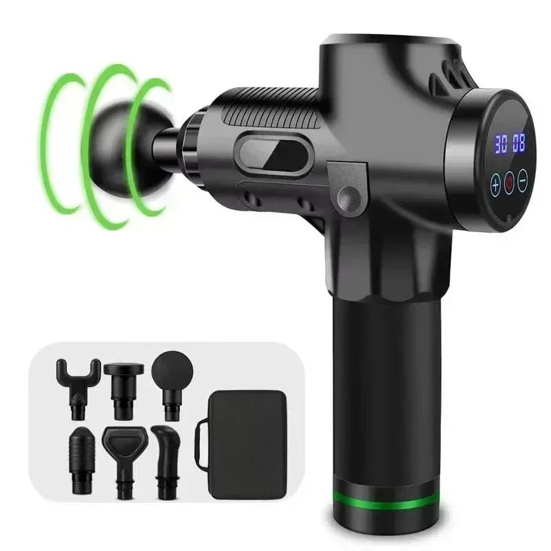 Fascia Massage Gun Fascia Muscle Relax Body Neck Massager Electric Fitness Equipment Noise Reduction Male Female Fitness Tools - Chic Cart AMI Cart