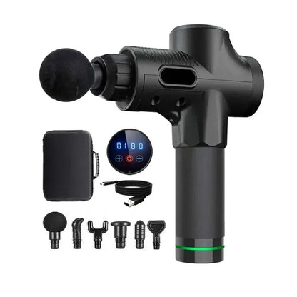 Fascia Massage Gun Fascia Muscle Relax Body Neck Massager Electric Fitness Equipment Noise Reduction Male Female Fitness Tools - Chic Cart