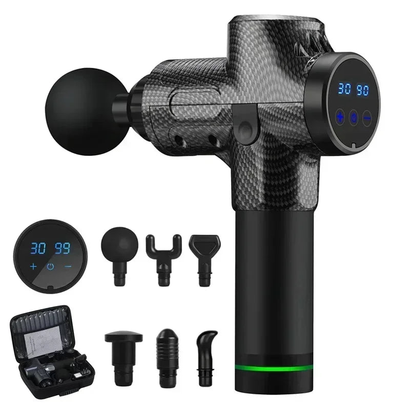 Fascia Massage Gun Fascia Muscle Relax Body Neck Massager Electric Fitness Equipment Noise Reduction Male Female Fitness Tools - Chic Cart AMI Cart