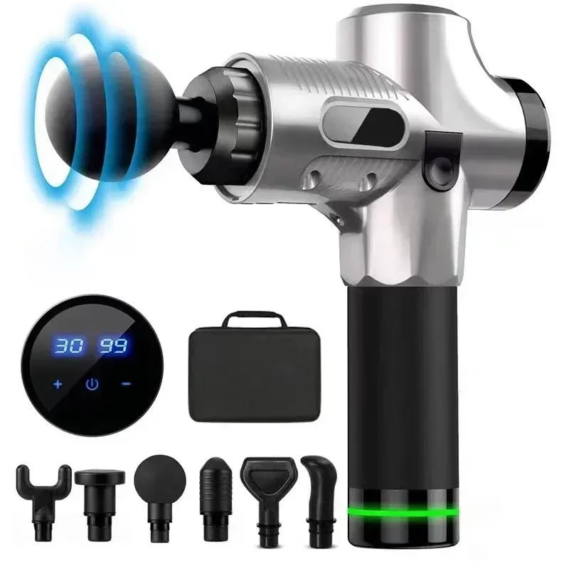 Fascia Massage Gun Fascia Muscle Relax Body Neck Massager Electric Fitness Equipment Noise Reduction Male Female Fitness Tools - Chic Cart AMI Cart