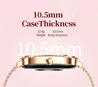 LIGE Smart Watches for Women Waterproof Bluetooth Call Fitness Tracker Smartwatch Mujer Digital Womens Watch Heart Rate Monitor - Chic Cart