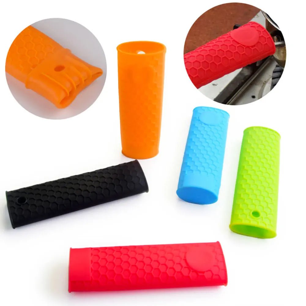 Silicone World Silicone Pot Handle Cover Saucepan Holder Sleeve Slip Cover Grip Cookware Parts Pan Handle Unique Kitchen Tools - Chic Cart