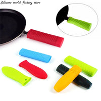 Silicone World Silicone Pot Handle Cover Saucepan Holder Sleeve Slip Cover Grip Cookware Parts Pan Handle Unique Kitchen Tools - Chic Cart