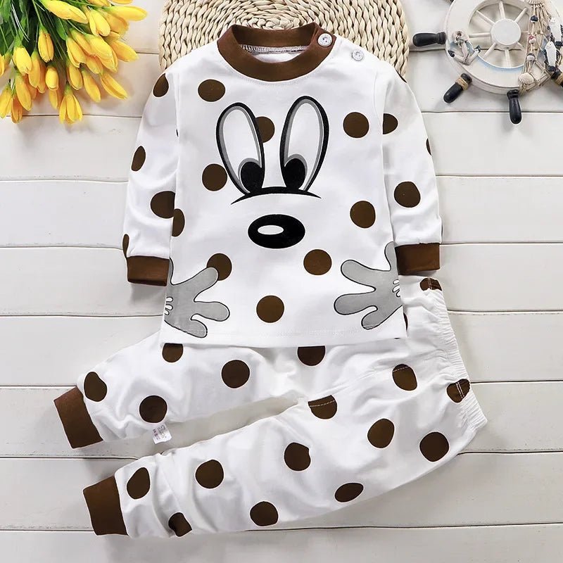 Kids Clothes Children Sets Children's Clothing Boys Girls CottonAutumn winter Clothing Pants Sleepwear Underwear Christmas Gift - Chic Cart