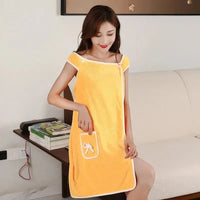 Womens Bath Towels Girls Wearable 140*85Cm Fast Drying Bathing Beach Spa Bathrobes Wash Clothing, Shower Bath And Gym Towel - Chic Cart