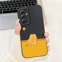 For Samsung Galaxy S24 FE Case SM - S721B Cute Fashion Cartoon Cover Soft TPU Phone Case For Samsung S24 FE S24FE Shell 6.7'' Bags - Chic Cart