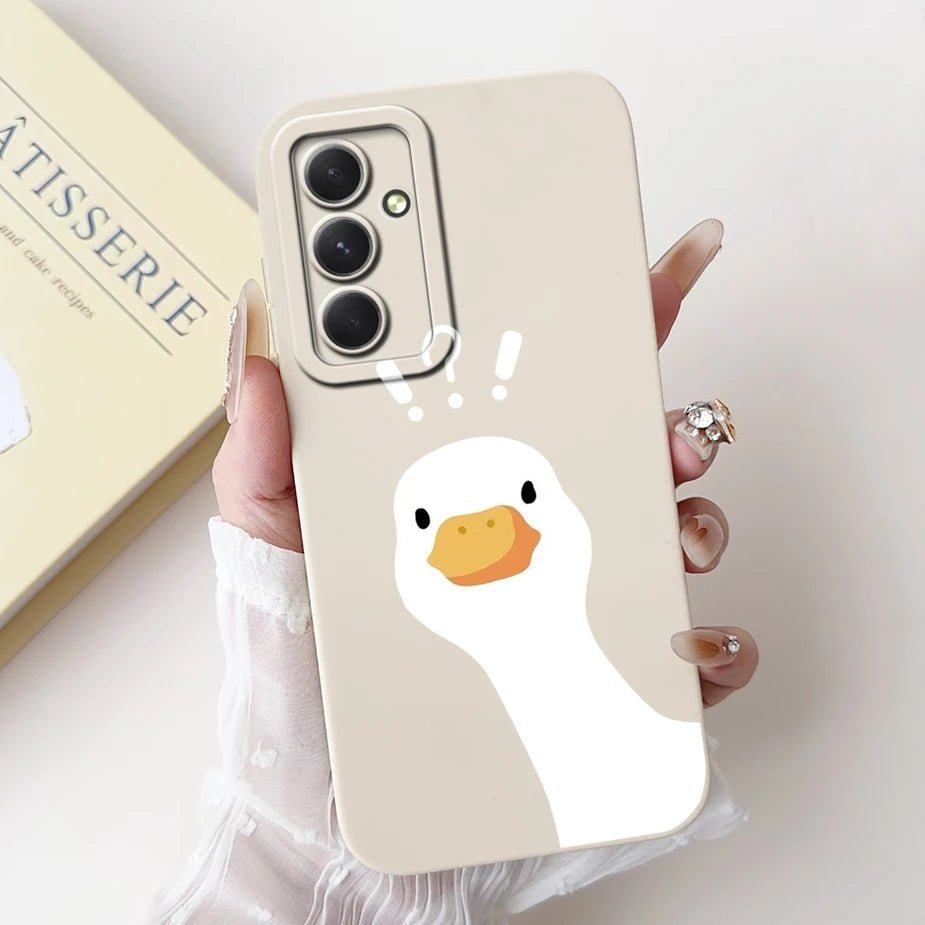 For Samsung Galaxy S24 FE Case SM - S721B Cute Fashion Cartoon Cover Soft TPU Phone Case For Samsung S24 FE S24FE Shell 6.7'' Bags - Chic Cart