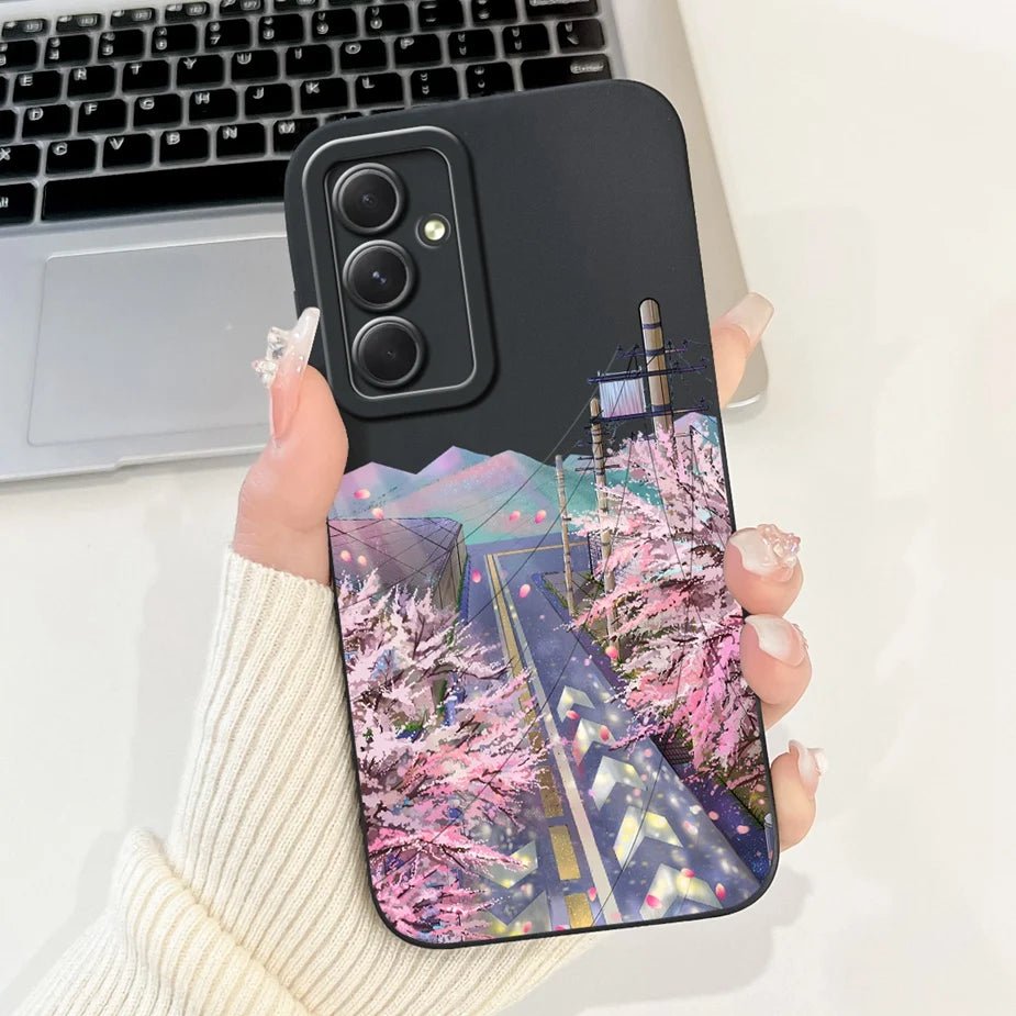 For Samsung Galaxy S24 FE Case SM - S721B Cute Fashion Cartoon Cover Soft TPU Phone Case For Samsung S24 FE S24FE Shell 6.7'' Bags - Chic Cart