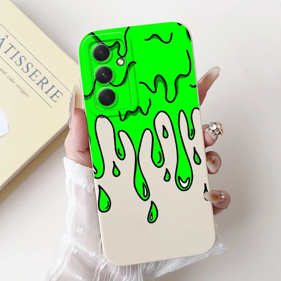 For Samsung Galaxy S24 FE Case SM - S721B Cute Fashion Cartoon Cover Soft TPU Phone Case For Samsung S24 FE S24FE Shell 6.7'' Bags - Chic Cart
