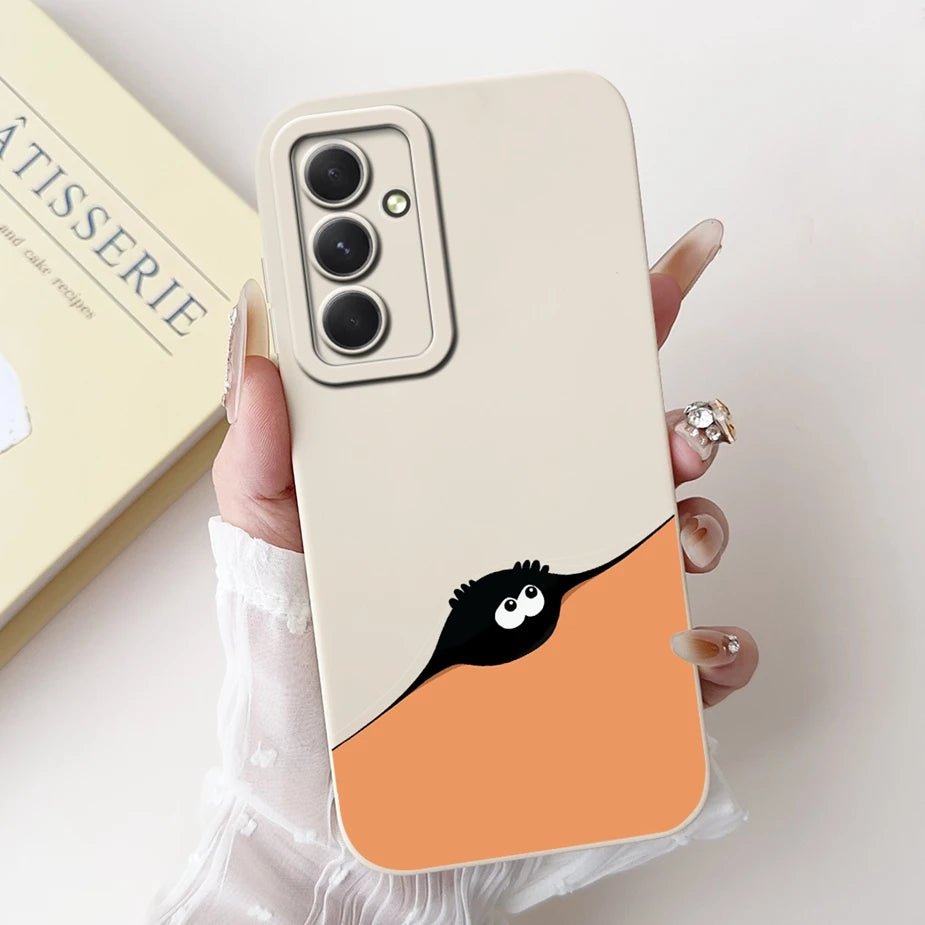 For Samsung Galaxy S24 FE Case SM - S721B Cute Fashion Cartoon Cover Soft TPU Phone Case For Samsung S24 FE S24FE Shell 6.7'' Bags - Chic Cart