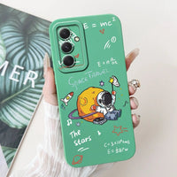 For Samsung Galaxy S24 FE Case SM - S721B Cute Fashion Cartoon Cover Soft TPU Phone Case For Samsung S24 FE S24FE Shell 6.7'' Bags - Chic Cart
