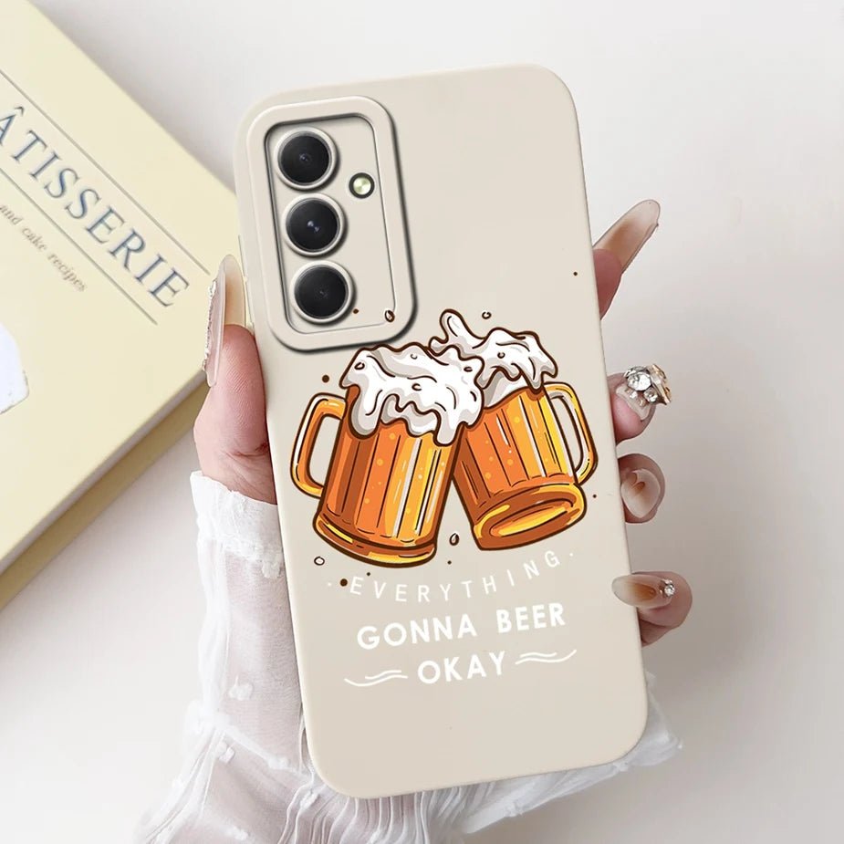 For Samsung Galaxy S24 FE Case SM - S721B Cute Fashion Cartoon Cover Soft TPU Phone Case For Samsung S24 FE S24FE Shell 6.7'' Bags - Chic Cart
