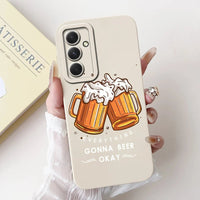 For Samsung Galaxy S24 FE Case SM - S721B Cute Fashion Cartoon Cover Soft TPU Phone Case For Samsung S24 FE S24FE Shell 6.7'' Bags - Chic Cart