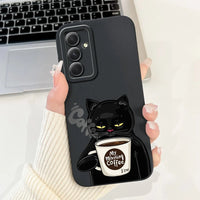For Samsung Galaxy S24 FE Case SM - S721B Cute Fashion Cartoon Cover Soft TPU Phone Case For Samsung S24 FE S24FE Shell 6.7'' Bags - Chic Cart