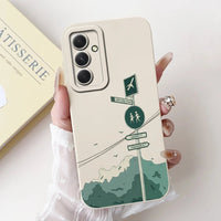 For Samsung Galaxy S24 FE Case SM - S721B Cute Fashion Cartoon Cover Soft TPU Phone Case For Samsung S24 FE S24FE Shell 6.7'' Bags - Chic Cart