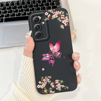 For Samsung Galaxy S24 FE Case SM - S721B Cute Fashion Cartoon Cover Soft TPU Phone Case For Samsung S24 FE S24FE Shell 6.7'' Bags - Chic Cart