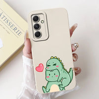 For Samsung Galaxy S24 FE Case SM - S721B Cute Fashion Cartoon Cover Soft TPU Phone Case For Samsung S24 FE S24FE Shell 6.7'' Bags - Chic Cart