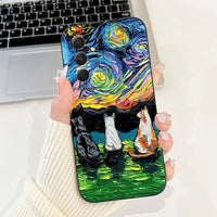 For Samsung Galaxy S24 FE Case SM - S721B Cute Fashion Cartoon Cover Soft TPU Phone Case For Samsung S24 FE S24FE Shell 6.7'' Bags - Chic Cart