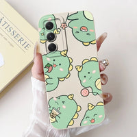 For Samsung Galaxy S24 FE Case SM - S721B Cute Fashion Cartoon Cover Soft TPU Phone Case For Samsung S24 FE S24FE Shell 6.7'' Bags - Chic Cart