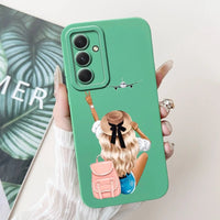 For Samsung Galaxy S24 FE Case SM - S721B Cute Fashion Cartoon Cover Soft TPU Phone Case For Samsung S24 FE S24FE Shell 6.7'' Bags - Chic Cart