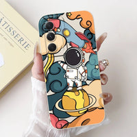 For Samsung Galaxy S24 FE Case SM - S721B Cute Fashion Cartoon Cover Soft TPU Phone Case For Samsung S24 FE S24FE Shell 6.7'' Bags - Chic Cart