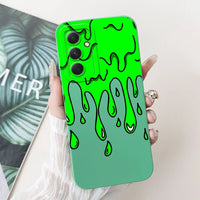 For Samsung Galaxy S24 FE Case SM - S721B Cute Fashion Cartoon Cover Soft TPU Phone Case For Samsung S24 FE S24FE Shell 6.7'' Bags - Chic Cart