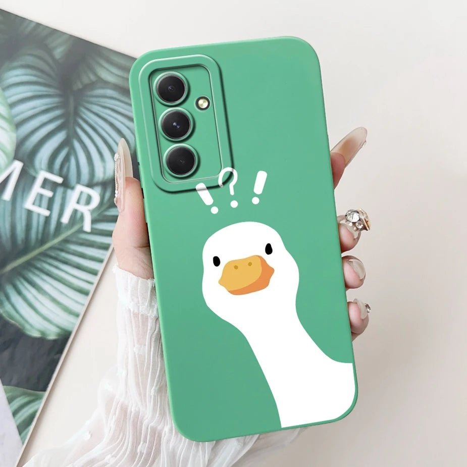 For Samsung Galaxy S24 FE Case SM - S721B Cute Fashion Cartoon Cover Soft TPU Phone Case For Samsung S24 FE S24FE Shell 6.7'' Bags - Chic Cart