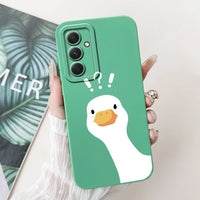 For Samsung Galaxy S24 FE Case SM - S721B Cute Fashion Cartoon Cover Soft TPU Phone Case For Samsung S24 FE S24FE Shell 6.7'' Bags - Chic Cart