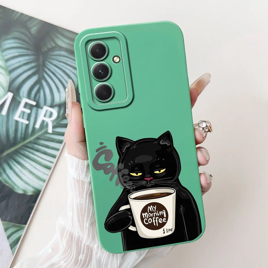 For Samsung Galaxy S24 FE Case SM - S721B Cute Fashion Cartoon Cover Soft TPU Phone Case For Samsung S24 FE S24FE Shell 6.7'' Bags - Chic Cart