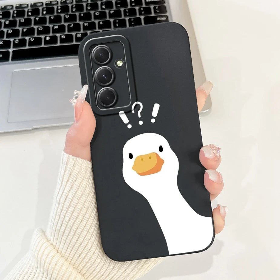 For Samsung Galaxy S24 FE Case SM - S721B Cute Fashion Cartoon Cover Soft TPU Phone Case For Samsung S24 FE S24FE Shell 6.7'' Bags - Chic Cart