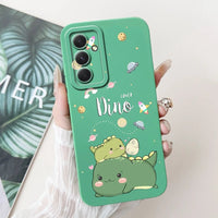 For Samsung Galaxy S24 FE Case SM - S721B Cute Fashion Cartoon Cover Soft TPU Phone Case For Samsung S24 FE S24FE Shell 6.7'' Bags - Chic Cart