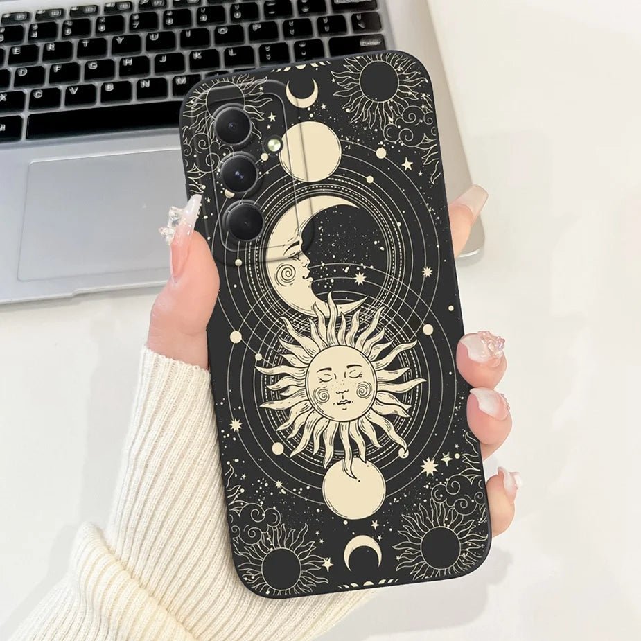 For Samsung Galaxy S24 FE Case SM - S721B Cute Fashion Cartoon Cover Soft TPU Phone Case For Samsung S24 FE S24FE Shell 6.7'' Bags - Chic Cart