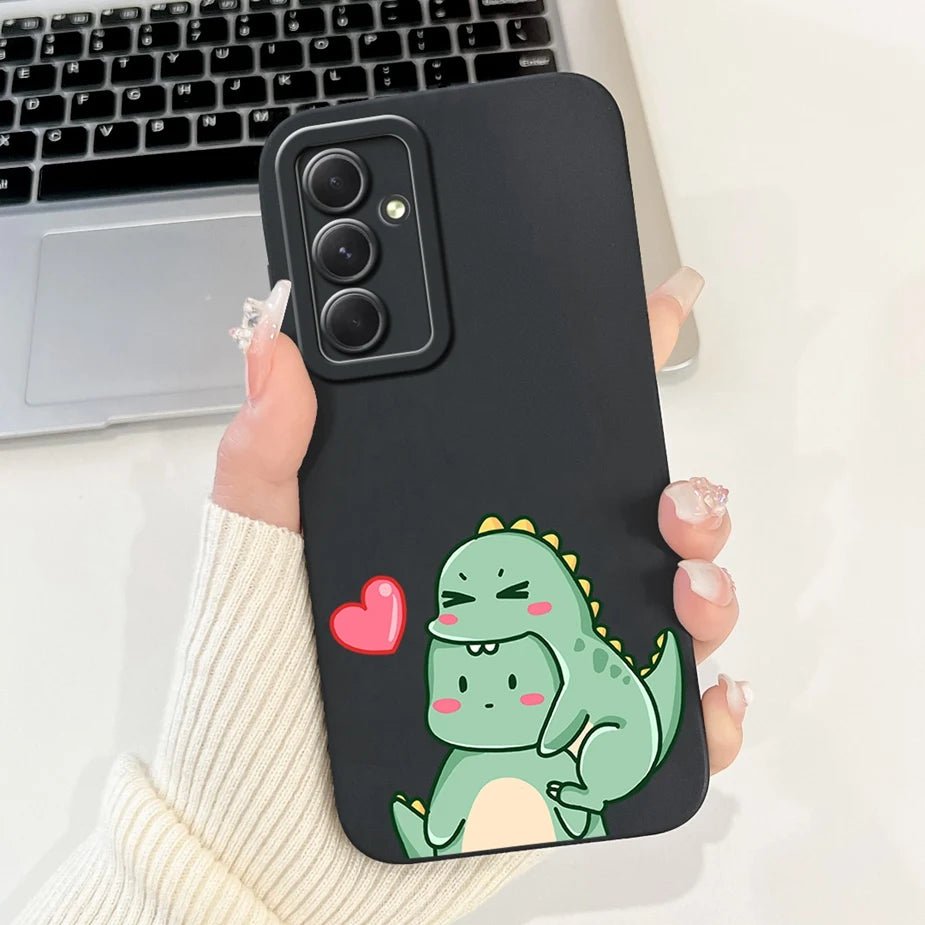 For Samsung Galaxy S24 FE Case SM - S721B Cute Fashion Cartoon Cover Soft TPU Phone Case For Samsung S24 FE S24FE Shell 6.7'' Bags - Chic Cart