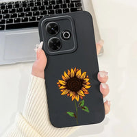 For Xiaomi Redmi 13 4G Case Cute Daisy Love Heart Milk Cow Girls Painted Soft Silicone Matte Cover For Xiaomi Redmi13 2024 Funda - Chic Cart