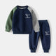 New Spring Autumn Children Clothes Set Color Patchwork Kids Boys Two - Piece Sets Children Boy Casual Tracksuit Outfits Tops Pants - Chic Cart