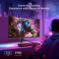 32 Inch FHD 1080p Curved Gaming Monitor - VA 1500R Curved Monitor, 165Hz 1ms MPRT, FreeSync & G - Sync, 122% sRGB - Chic Cart