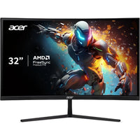Pbmiippx 31.5" 1500R Curved WQHD 2560 x 1440 Gaming Monitor | AMD FreeSync Premium Pro Up to 165Hz Refresh - Chic Cart