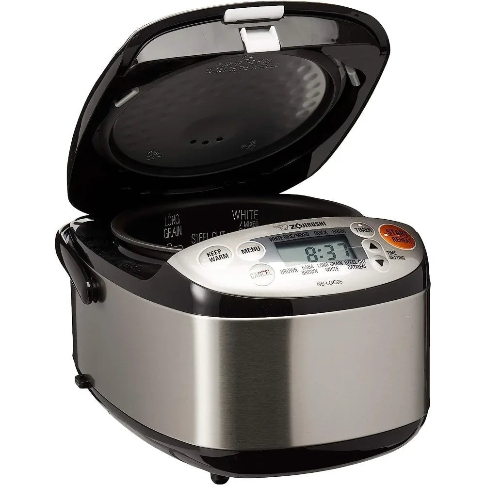 Rice Cooker & Warmer 3 - Cups (uncooked) Stainless Multicooker Kitchen Appliances Home - Chic Cart