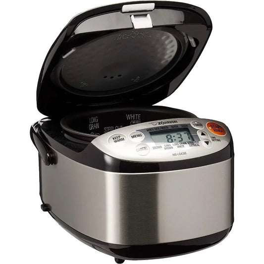 Rice Cooker & Warmer 3 - Cups (uncooked) Stainless Multicooker Kitchen Appliances Home - Chic Cart