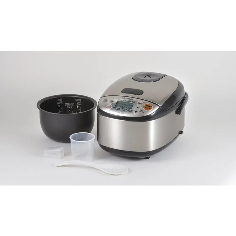 Rice Cooker & Warmer 3 - Cups (uncooked) Stainless Multicooker Kitchen Appliances Home - Chic Cart