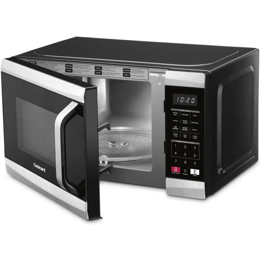Stainless Steel Microwave Oven Kitchen Microwave Silver Electric Microvawe Appliances Home Microwave Oven - Chic Cart