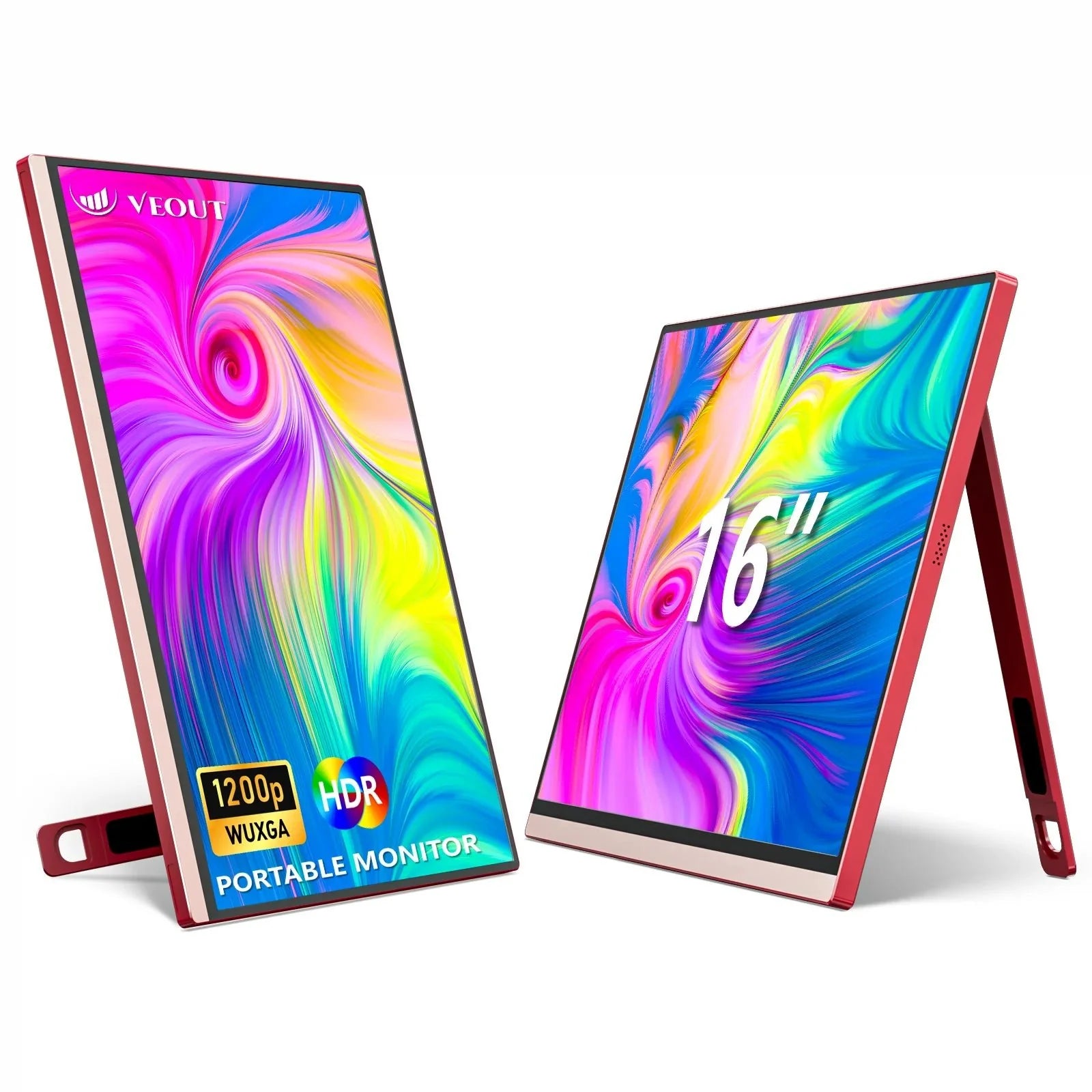 chic-cart-veout-16-60-red-united-states-veout-16-portable-monitor-1920-1200p-ips-16-10-laptop-monitor-with-usb-c-freesync-hdmi-gaming-monitor-featuring-a-kickstand-49025766752556