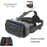 SHINECON 3D Helmet VR Glasses 3D Glasses Virtual Reality Glasses VR Headset For Google cardboard 5 - 7' Mobile with original box - Chic Cart