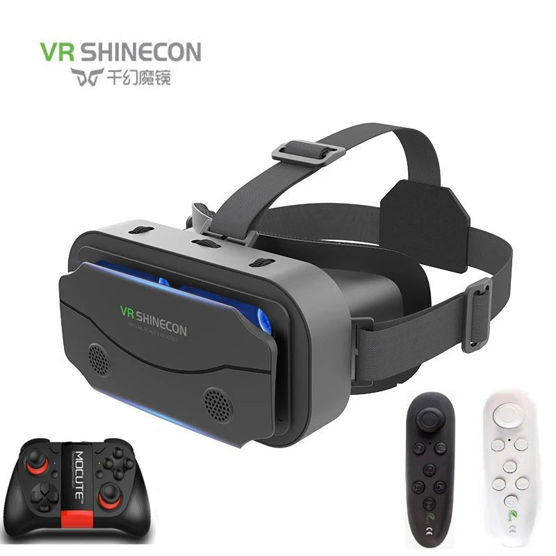 SHINECON 3D Helmet VR Glasses 3D Glasses Virtual Reality Glasses VR Headset For Google cardboard 5 - 7' Mobile with original box - Chic Cart