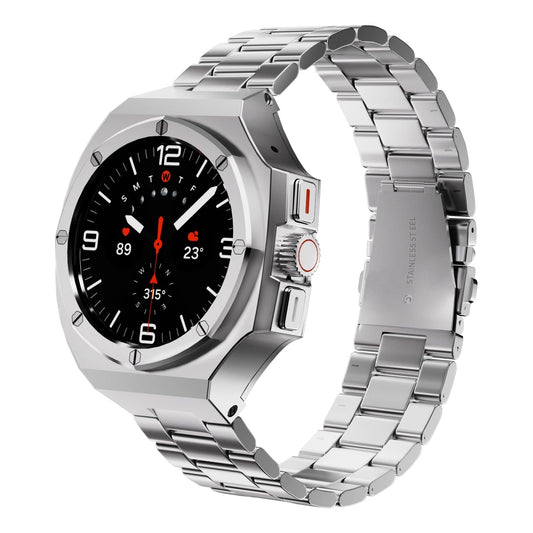 Mod Kits For Samsung Watch Ultra 47MM Metal Case Band For Samsung Galaxy Watch Ultra LTE 47mm Luxury Men Bracelet Accessories - Chic Cart