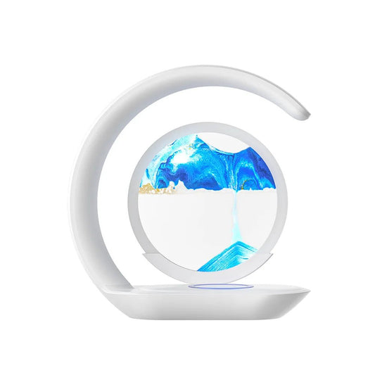 2024 New Desktop Type - c Sand Painting Night Light Two Dimming Modes Touch Control Can Charge Mobile Phones Bedroom Ornaments - Chic Cart