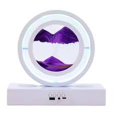 2024 New Desktop Type-c Sand Painting Night Light Two Dimming Modes Touch Control Can Charge Mobile Phones Bedroom Ornaments - Chic Cart 