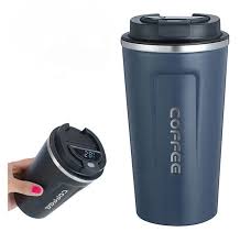 380/510ml Stainless Steel Coffee Cup Travel Thermal Mug Leak - Proof Thermos Bottle Tea Coffee Mug Office Business Style Thermos - Chic Cart