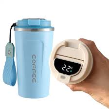 380/510ml Stainless Steel Coffee Cup Travel Thermal Mug Leak - Proof Thermos Bottle Tea Coffee Mug Office Business Style Thermos - Chic Cart